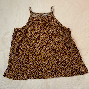 Cheetah Print Blouse